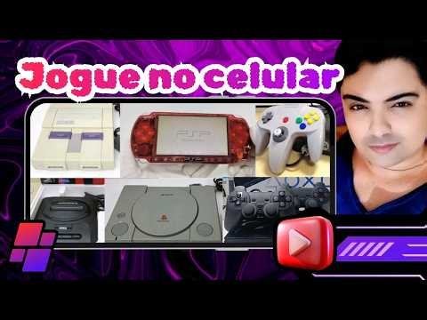 Como configurar emuladores e jogar S. Nintendo, Mega, N64, PS1, Playstation 2 e PSP no celular
