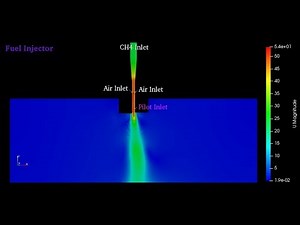 CFD analysis of fuel injector using OPENFOAM reacting foam solver (part-I)