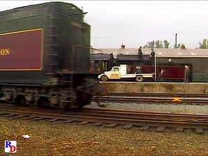 Famous steam locomotives from the Canadian Pacific and Canadian National prepare in North Vancouver, BC for a special excursion which will begin on the next morning under wet conditions. From the Pentrex show "Canadian Steam Doubleheader" https://rfd.video/CanDouble | Steam Giants