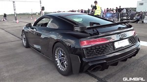 1500HP Twin Turbo Audi R8 – 1/2 Mile 0-320KM/H Accelerations