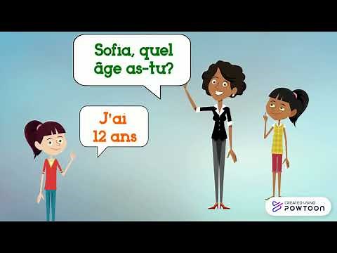 Demander et dire l'âge