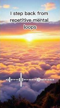 Psychology based affirmations to tackle overthink! #shorts