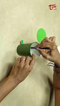 Paper Cup Dust Bin making tutorial | ToneDIYMadeEasy |