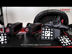 X 613 Mobile Wheel Aligner Launch Tech USA AAPEX 2024 LaunchTechUSA 720p, h264