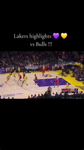 Lakers vs Bulls Game Highlights: Austin Reeves Stars 💜💛