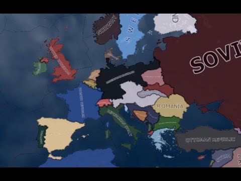 HOI4 Alternative History Timelapse