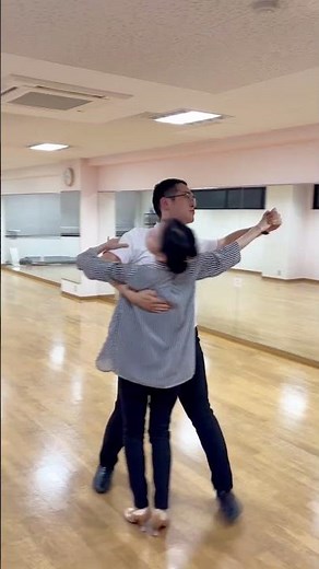 親子で社交ダンス練習 #ウィンナーワルツ これから上達します^_^ #井ノ上健