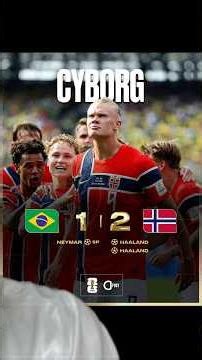 Le cyborg a encore frappé 🤯 #Haaland #Norvege #Bresil #HakimPasPossible #CoupeDuMonde