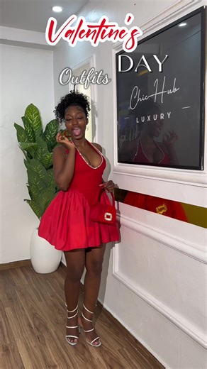 Love Is In The Air❣️ What’s Your Fav Valentine Outfit ? 1,2,3 Or ? . To Shop: SEND US A DM ON IG(chic.hub) OR WHATSAPP ( 234-70-86-87-22-56)