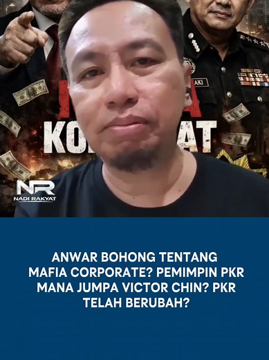 ANWAR BOHONG TENTANG MAFIA CORPORATE?