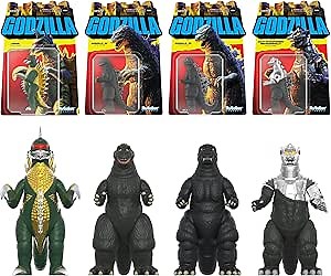 Super7 Toho Godzilla Gigan, Mechagodzilla - 3.75" Mixed Assortment Action Figure Classic Movie Collectibles