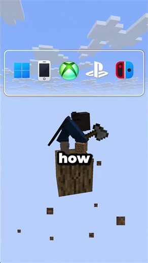 You can play this MINECRAFT SERVER on ANY device! #minecraft #smp #oneblock