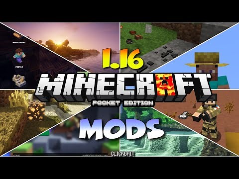 MCPE 1.16 TOP 10 BEST MODS - MINECRAFT PE 1.16 TOP 10 BEST WORKING MODS / ADDONS