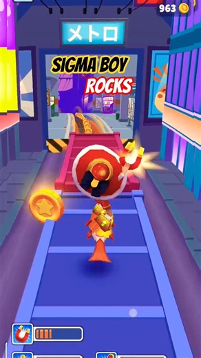 Sigma Boy Rock's 😎 underrated #subwaysurfers #youtubeshorts #gaming #bgmi #shortvideo