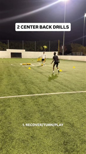 2 Center Back Soccer Training Drills #centerback #soccertraining #defender | Coachmichaelcalifornia