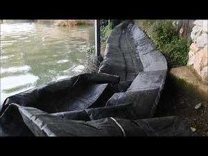 AquaDam Rapid Flood Barrier Deployment, Kelseyville, CA 2019