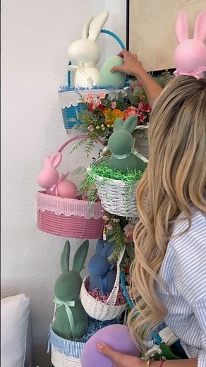 What todo with all those Easter baskets! Fill them up on Easter morning for mini hunt! #easter