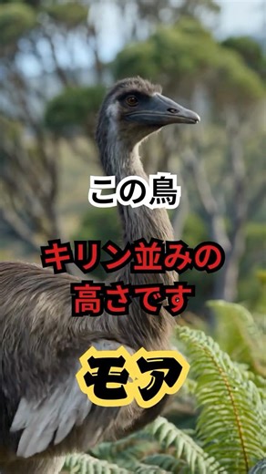 The giant moa, a giant bird of New Zealand. #AnimalFacts #MysteriesOfAnimalLife #SecretsOfAnimalL...