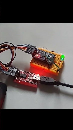 FTDI USB beginner guide blinking LED with Arduino mini pro