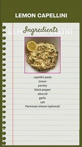 Lemon Capellini