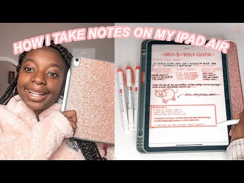 HOW I TAKE NOTES ON MY 2020 IPAD AIR 4 + APPLE PENCIL | GoodNotes 5