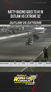 Natty Racing went to the top of the sheet in Q2 of Outlaw vs Extreme at World Cup Finals: Import vs Domestic with a 5.666 at a stunning 259.31 mph. #flodragracing #worldcupfinals | FloDragRacing