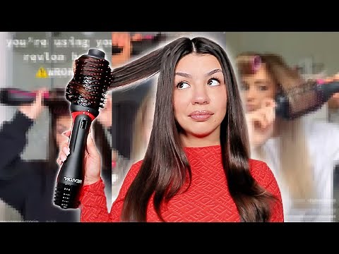 I Tried The NEW Revlon Hair Dryer PLUS | Revlon One Step Hair Dryer And Volumizer PLUS Review