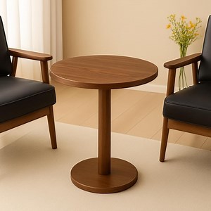 Round Bistro Dining Table, Small Kitchen Breakfast Table, Compact Circular Dining Table for Home or Cafe Spaces - Etsy