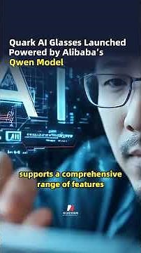 Quark AI Glasses Launched, Powered by Alibaba’s Qwen Model #alibaba #aiglasses #ai