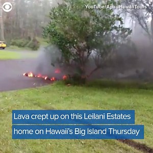14K views · 55 reactions | The lava continues to flow on Hawaii’s Big Island after the Kilauea volcano erupted in early May. On Thursday, lava closed in on a home. Take a look... | CBS Colorado | Facebook