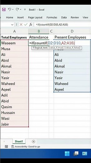 How to automate attendance sheets in Excel #excelshorts #exceltutorial #microsoftexcel