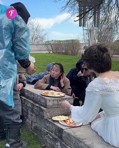 10K views · 36 reactions | Bride feeds homeless with canceled wedding feast | Tips & Tricks | Facebook