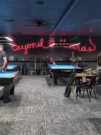 Competitive pool = focus, stress relief, confidence, and community all in one place. There’s something about locking in on a shot, tuning everything else out, and letting your brain reset while focusing under pressure. Wins feel great, losses build character. Either way you leave better than you walked in. Disclaimer: Not medical advice. We are a pool hall, not a doctor. Side effects may include improved focus, accidental confidence, new friends, and staying up way past your bedtime. Beyond Bill