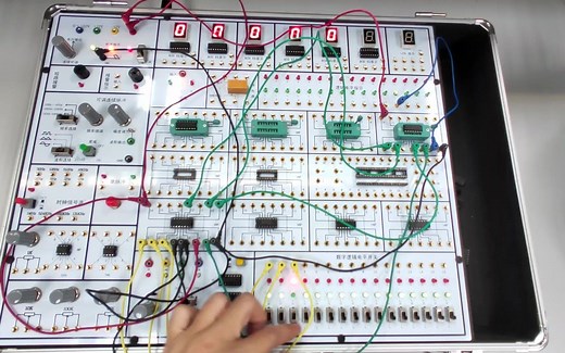 数字电路基础实验三译码器实验演示（③74LS138实现题目4三人表决器功能）