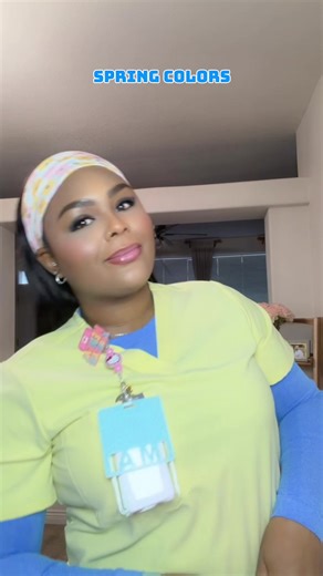#CapCut @wearfigs Scrubs: Sunlight Underscrubs: Ceil Blue Headband: locally made Hair: @Pizazzhairofficial