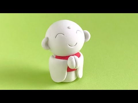 【粘土】お地蔵さんの作り方