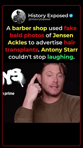 When a Barber Shop Used Fake Bald Photos of Jensen Ackles 😂💇