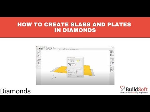 How to create slabs and plates in Diamonds
