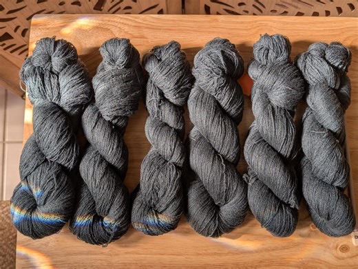 Reclaimed Cashmere Yarn – Fingering Weight – Charcoal Blue – Upcycled Sweater Yarn – Eco Friendly Knitting & Crochet Yarn - Etsy