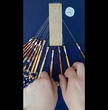 Bobbin lacemaking - whole stitch