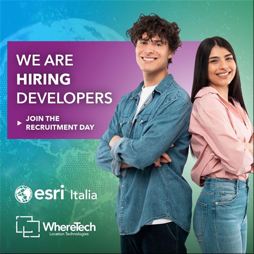 ⏰ LAST CALL – Recruiting Day Esri Italia 📅 14 gennaio | 18:00 – 19:00 Evento online 💡Se sei appassionato di GIS e tecnologie geospaziali, non perdere questa opportunità 🚀 👉 Registrati ora: https://bit.ly/4pPsI6n 🌍 Ti aspettiamo per condividere The Science of Where #Esri #GIS #ArcGIS #TheScienceOfWhere #Mapping #Geospatial #Innovation #Geography #WeAreHiring #RecruitingDay #TechJobs GeoSmartCampus The Science of Where Magazine | Esri Italia