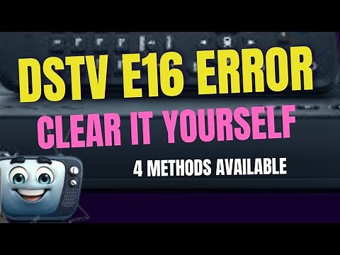 How to Reset DStv E16 Error Code | Fix DStv E16-4 & E16-0 Subscription Error Instantly