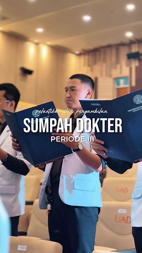 Pelantikan dan Sumpah Dokter Periode III di UAD