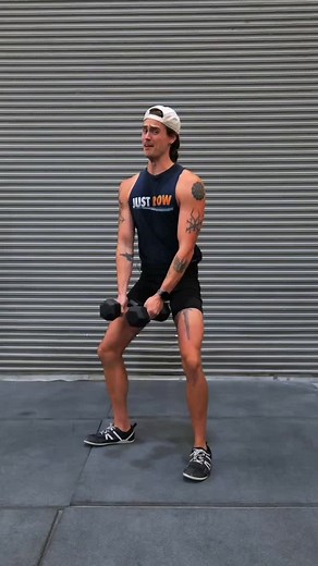 If you DARE try burpees with dumbbells… You better make sure those dumbbells go BETWEEN your legs rather than outside them! When the weights are on the outside? You’re destined to fall into a compromised body position on the way down… But when you bring the weights between your legs? You’re able to squat in and out of the burpee!! 💪 It’s the simple change you need to conquer this insane exercise! Give it a shot and let me know how it goes! Coach Austin 🤘 . . . #burpee #burpees #burpeechallenge