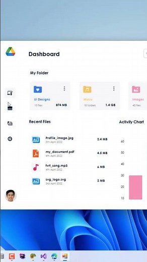 Modern Desktop app Designing in C#. #modernui #uidesign #desktop