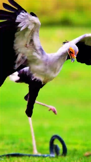 This Bird Hits Faster Than a Boxer [Secretary Bird]