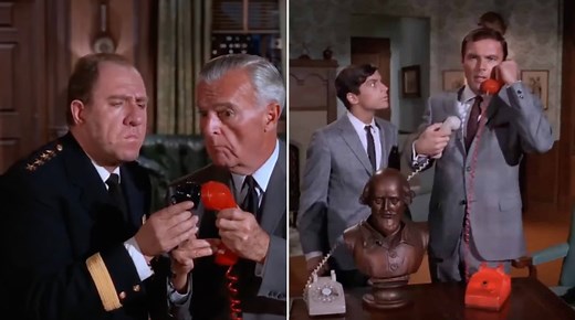 Adam West Has a Phone Conversation With Himself Playing Batman and Bruce Wayne at the Same Time