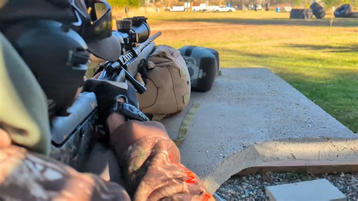 Another rifle student that would benefit from a bit more RH bicep load, as well as bringing the rifle stock inboard toward his core as much as possible, and a better LH support position. The rifle jumps to the right a little bit, perfection would be NO rightward movement on the barrel. Long range Precision Rifle Training Classes 2026 schedule out mid-December!! PointBlankGunTraining.com | PointBlank Gun Training | Facebook