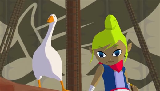 Fan mod mixes Zelda: The Wind Waker with Untitled Goose Game