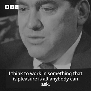 We've asked our archivists to pick out their favourite clips to celebrate the BBC's 100th birthday. #BBC100 Records Manager Deborah has selected Tony Hancock's Face to Face interview from 1960, where the comedian wrestles with the simple question, "Are you happy?" Deborah says: "The extreme close-up shots helped create the idea that the subject was under intense interrogation, as the questions became more probing, uncomfortable and personal. "The ones with Gilbert Harding and Tony Hancock were t